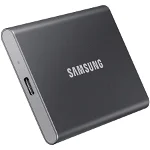 Samsung SSD extern Samsung T7 portabil, 1TB, USB 3.2, Titan Grey, Samsung