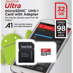 Card memorie SanDisk MicroSDHC Ultra 32GB