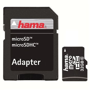 Card de memorie Hama microSDHC 32GB Class10+Adapter Mobile