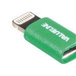 Adaptor USB Lightning tata - micro USB mama verde Valueline, Valueline