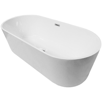 Cada baie freestanding Bella* BSM-203  acril  170 x 80 x 58 cm  alb, Regata