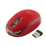 Mouse Wireless Condor Esperanza, 3D, 2.4GHz, Rosu