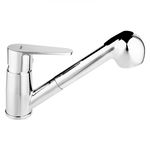 Baterie stativa lavoar culoare crom, Algeo, cu dus extractabil, Ferro, Ferro