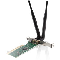 Adaptor placa de retea Wireless pe PCI cu 2 X antena 5 dBi detasabile 300 MB/s