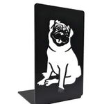 Suport de carte Caine Mops, Otel, 180 x 110 mm, Negru mat