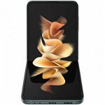 Smartphone Samsung Galaxy Z Flip 3, 120Hz Dynamic AMOLED 2X, Snapdragon 888, 128GB, 8GB RAM, Dual SIM, 5G, Tri-Camera, Green, Samsung