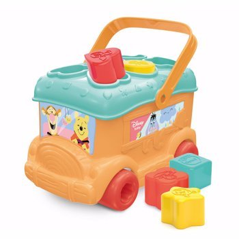 Jucarie sortare Baby Clementoni Disney Baby - Autobuz, Winnie the Pooh