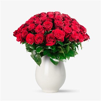 Buchet de 45 trandafiri rosii - Standard, Floria