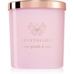 Crystalized Scented Candle Black Obsidian & Oud Crystallove