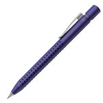 Creion mecanic Faber-Castell Grip 2011, 0.7 mm, Albastru metalizat