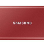 Samsung Portable SSD T7 1000 Giga Bites Roşu MU-PC1T0R/WW, Samsung