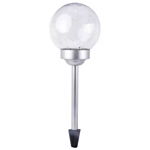 Lampa solara 20 microLED-uri alb cald glob H 46 cm, Inovius