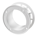 Flansa ventilatie Vents, PVC, alb, diametru 125 mm, Vents