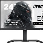 Monitor gaming LED IPS iiyama G-Master GB2445HSU-B1 24" Full HD, HDMI, Display Port, 100Hz, AMD FreeSync™ technology, BLACK HAWK ™, HAS (150mm) + Pivot, Vesa, Negru
