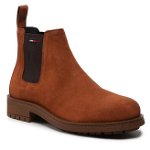 Tommy Jeans Ghete Jodhpur Classic Tommy Jeans Chelsea Boot EM0EM01056 Maro, Tommy Jeans