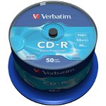 Verbatim  CD-R 52X 700MB SPINDLE 50PK EXTRA PROT.