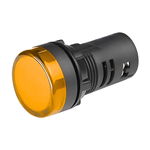 Lampa de semnalizare cu LED, 24V, diametru montaj 22mm, galben, Freder LS-Y-D22/24V, Freder