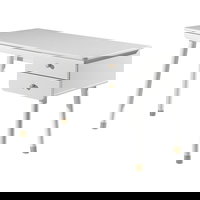 Birou din lemn de pin pentru camera copiilor Vipack Billy, alb, Vipack