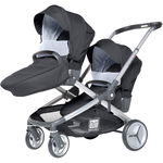 Carucior Gemeni Evolutwin 2 in 1 TS Negru-Bej, Red Castle