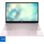Laptop ultraportabil HP Pavilion 14-dv0011nq cu procesor Intel® Core™ i7-1165G7, 14", Full HD, 16GB, 512GB SSD, Intel Iris X Graphics, Free Dos, Pink
