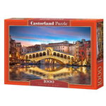 Puzzle 1000 piese Rialto by Night , Castorland