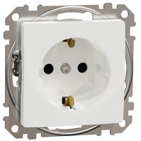 Priza SCHNEIDER Sedna Design SDD111021, IP20, Obturatoare, alb