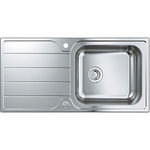 Chiuveta inox Grohe K500 100x50.1 cm 1 cuva cu picurator