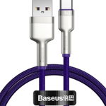 Cablu de date Baseus CATJK-A05, USB- USB Type C, 1 m (Violet)