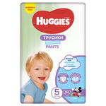 Huggies Scutece chiloțel BOX NR. 5, 12 - 17kg, 34buc, Kimberly-Clark