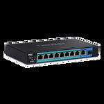 Switch 8 porturi Gigabit PoE+ 58W, 1 port Gigabit, 1 port SFP - TRENDnet TE-GP102