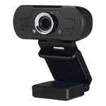 Camera web Tellur Full HD, 2MP, autofocus, microfon, Negru