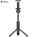 Selfie Stick Trepied Baseus Lovely SUDYZP-E01, Telescopic, Telecomanda, Bluetooth (Negru)