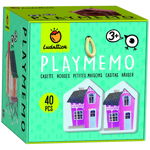 Joc de indemanare si memorie Playmemo, Case, Ludattica, 2-3 ani +, Ludattica