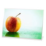 Rama foto transparenta tip L, format 10x15, suport de birou landscape, plexiglas, Procart