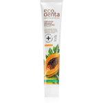 Pasta de dinti Ecodenta Organic Whitening, cu extract de papaya, pentru albire, organica, 75 ml