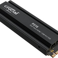 SSD Crucial P310 Heatsink, 2TB, PCie 4.0 NVMe, M.2 2280, Crucial