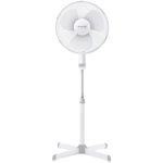 Ventilator cu picior, Sencor, 50 W, 40 cm, 3 viteze, Alb