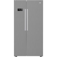 Frigider Side By Side Beko GNO5322XPN, 532 L, Clasa E, NeoFrost Dual Cooling, ProSmart Inverter, Display Touch Control, 177 cm, Inox
