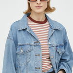Levi's geacă din denim femei, de tranziție, oversize A1743.0020-MedIndigoW, Levi's