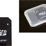 Convertor de la carduri microSD si microSDHC la carduri SD si SDHC, Aptel, Negru