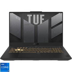 Laptop Gaming ASUS TUF F17 cu procesor Intel® Core™ 5 210H pana la 4.8GHz, 17.3'', Full HD, 144Hz, IPS, 16GB DDR4 RAM, 512GB SSD, NVIDIA® GeForce RTX™ 3050 6GB GDDR6, No OS, Mecha Gray