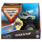 Monster Jam Soldier Fortune Seria Click Flip scara 1: 43, Monster Jam