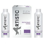 Solutie decapaj pentru indepartarea vopselei rezistente de pe par Decolorant System Color Off Elea Professional Artisto, 120 ml, Artisto Salon