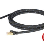 Cablu de Retea Black Connect CAT.6a 3.5 metri, Black Connect