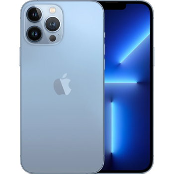 Telefon Mobil Apple iPhone 13 Pro Max, Super Retina XDR OLED 6.7", 256GB Flash, Camera Quad 12 + 12 + 12 MP + TOF 3D LiDAR, Wi-Fi, 5G, iOS (Albastru)