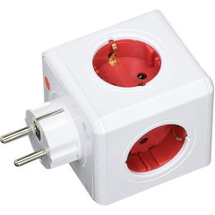 Priza Allocacoc Power Cube Original Red