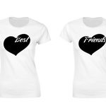 Pachet 2 tricouri de dama Best Friends, Zoom Fashion