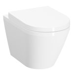 Set vas WC suspendat VitrA Integra 54cm Rim-Ex cu functie de bideu, prinderi ascunse si capac inchidere lenta