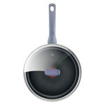 Cratita TEFAL Daily Cook G7303255, 24cm, 3.36l, inox, argintiu