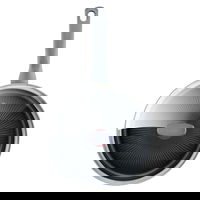 Cratita cu capac Tefal Daily Cook, 24 cm, inductie, invelis antiaderent din titan, indicator Thermo Signal, maner ergonomic, argintiu & negru Cratita cu capac Tefal Daily Cook, 24 cm, inductie, invelis antiaderent din titan, indicator Thermo Signal, maner ergonomic, argintiu & negru